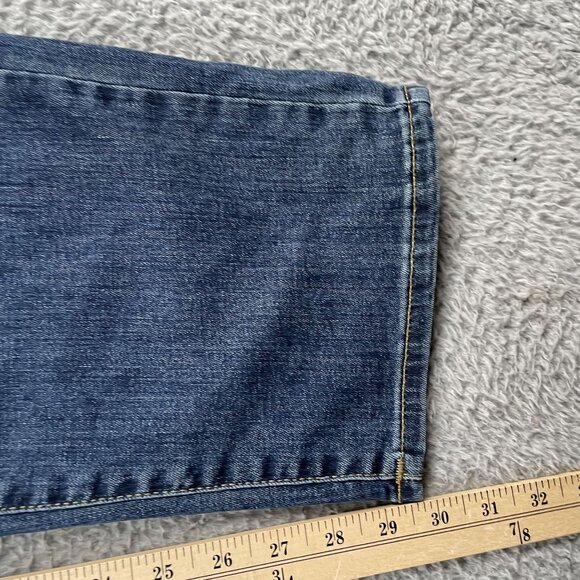 Lucky Brand 221 Jeans Mens 36x30 Straight Leg Dark Wash Denim - Picture 6 of 10